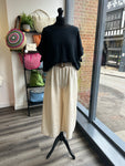 Cropped Wide Leg Trousers
