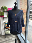V Neck Crochet Cardigan