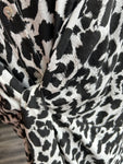 Animal Print Shirt Dress