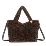 Large Faux Fur Bag - Animal Print