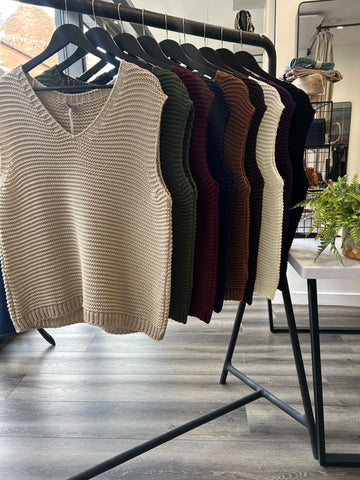 Cable Knit Tank Top