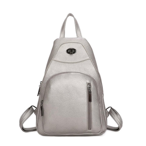 Clasp Backpack - Silver