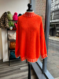 Oversize Longline Blanket Knit Jumper