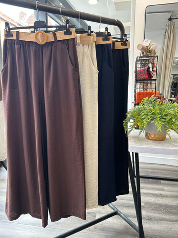 Wide Leg Trousers