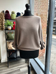 Batwing Frill Sleeve Knit Jumper