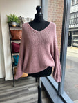 Slouchy V Neck Knit