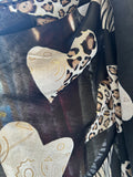 Animal Print Heart Scarves