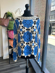 Crochet Top - Royal Blue