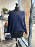 Supersoft Short Batwing Waffle Knit