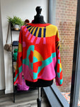 Abstract Sweatshirt Knit