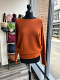 Ribbed Batwing Jumper