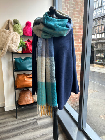 Chunky Scarf - Blue