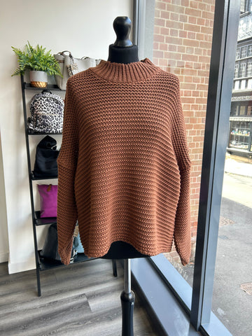 Chunky Cable Knit - Tan