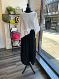 Sack Linen Barrel Leg Trousers