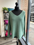 V Neck Thin Knit