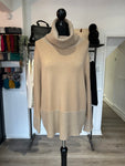 Metallic Thread Roll Neck Jumpers