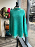 Oversize Longline Blanket Knit Jumper