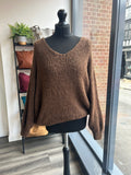 Slouchy V Neck Knit