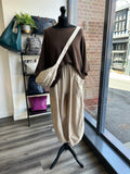 Needlecord Balloon Leg Trousers