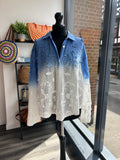 Lightweight Ombré Cotton Shirt - Blue
