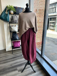 Needlecord Balloon Leg Trousers