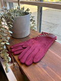 Faux Suede Gloves