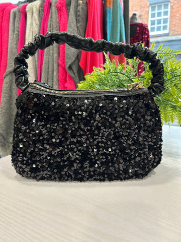 Sequin Bag - Black