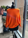 Batwing Frill Sleeve Knit Jumper