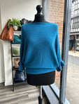 Batwing Frill Sleeve Knit Jumper