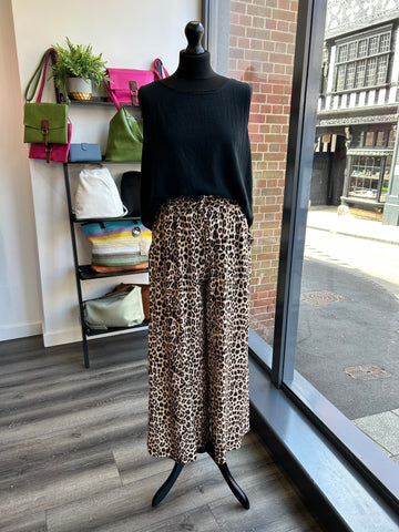 Animal Print Trousers