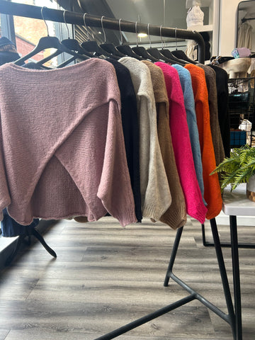 Crossover Knit Jumper