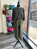 Short Boxy Sweatshirt Top