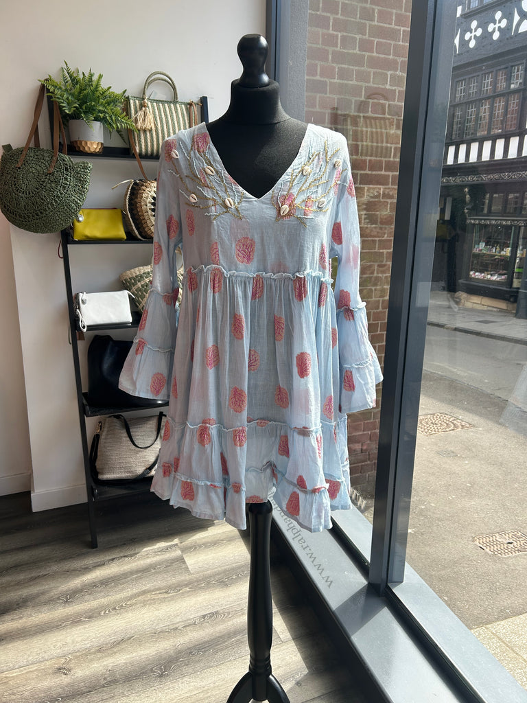 Seashell Tunic - Blue – Ralph & Rupert