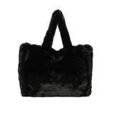 Extra Large Faux Fur Bag - Black