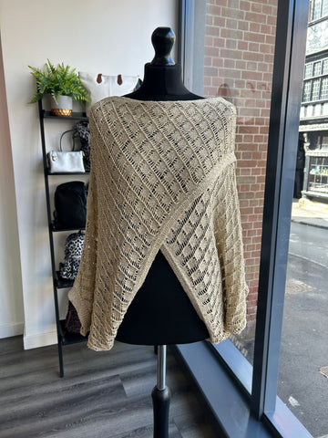 Crossover Gold Metallic Knit