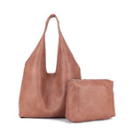 Slouchy 2in1 Shoulder Bag - Pink