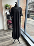 Wide Leg Jersey Jumpsuit - Black