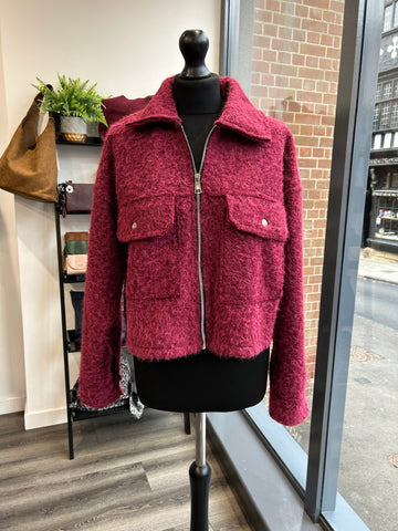 Short Jacket - Berry