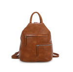 Multi Zip Backpack - Tan