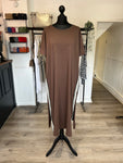 T Shirt Maxi Dress - Chocolate