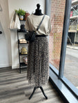 Animal Print Tulle Skirt