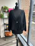 Short Boxy Sack Linen Jacket