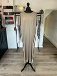 T Shirt Maxi Dress - Taupe