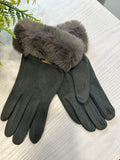 Faux Fur Gloves