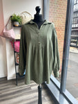Oversize Cotton Smock Top