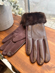 Faux Fur/Suede Gloves