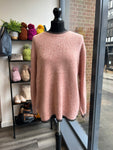 Wool Blend Blanket Stitch Knit Jumper