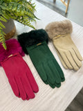 Faux Fur Gloves