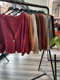 Short Boxy Sack Linen Jacket