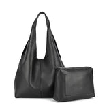 Slouchy 2in1 Shoulder Bag - Black